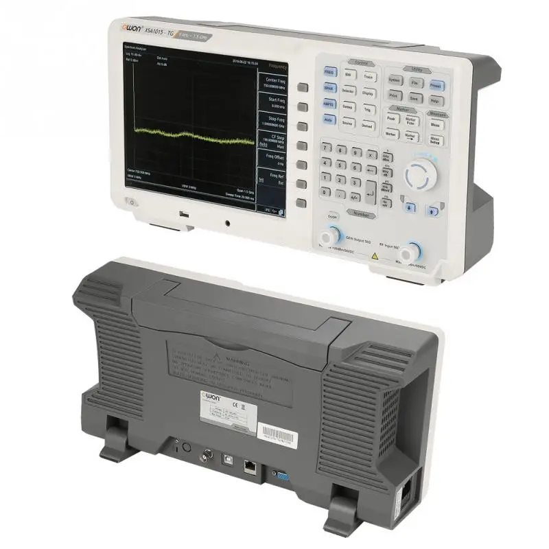 OWON XSA1015 TG анализатор спектра осциллограф 9 кГц 1 5 ГГц 10 4 дюймов TFT ЖК трекинг