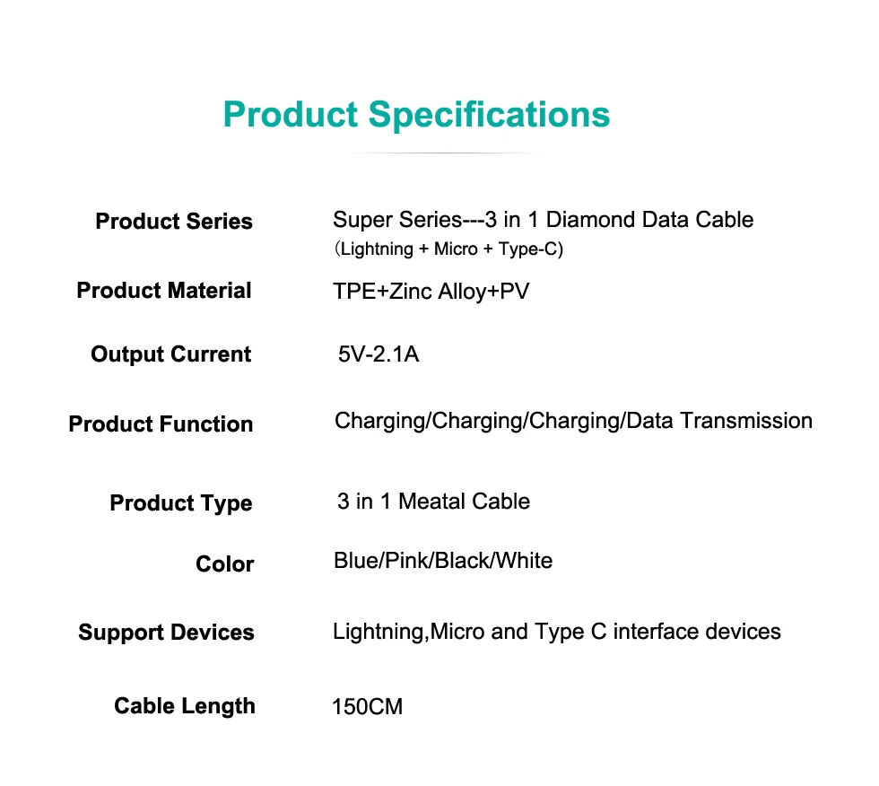 TOTU 3 в 1 USB кабель для iPhone Xs Max Xr X 8 7 Быстрая зарядка зарядное устройство usb type C type-c Micro USB кабель для мобильного телефона