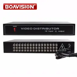 HD Video Splitter/дистрибьютор 16 точек 32 выход, поддержка 720 P/1080 P AHD, HDCVI, камера HDTV BNC in & out расстояние макс до 300-600 м