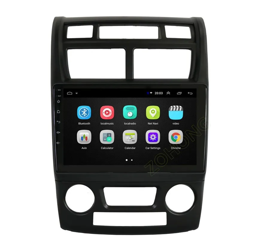 Perfect 2.5D 9 inch Android 8.1 Car DVD Player for KIA Sportage 2006 2007 2008 2009 2010 2011 CAR GPS Radio Navigation BT WIFI Map 17