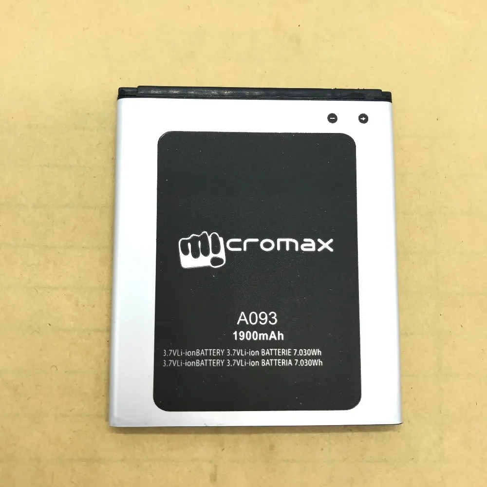 MLLSE A093 3 7 V Высококачественная фотобатарея Для Micromax A093|battery for|battery for micromaxmobile phone