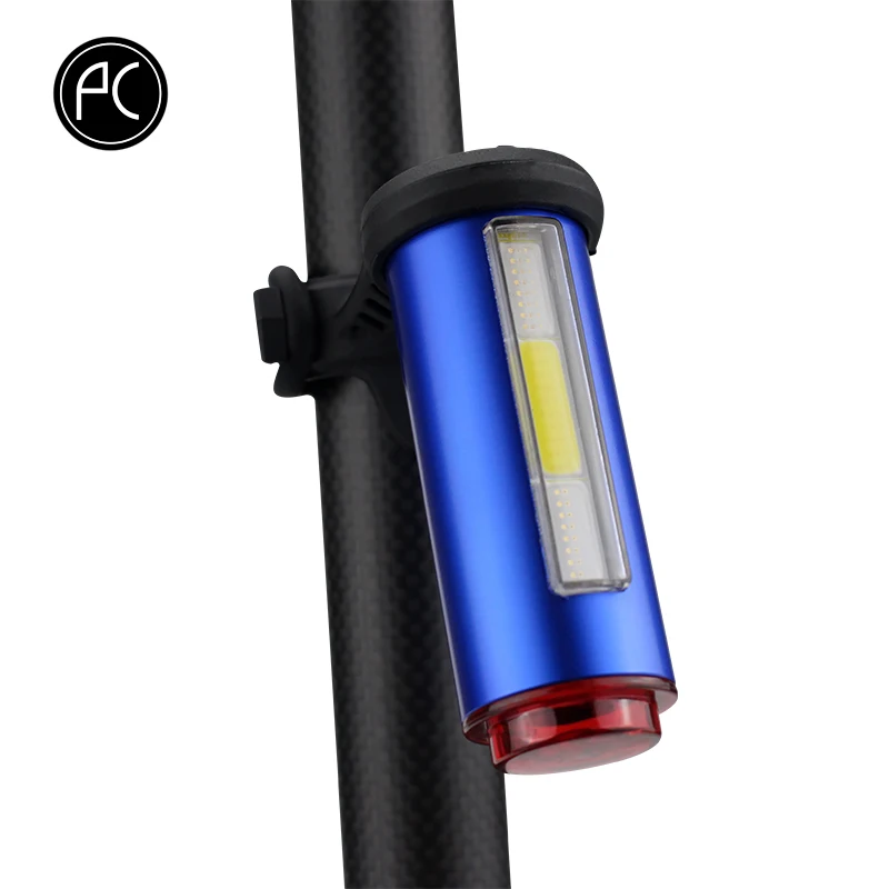 Flash Deal PCycling Bicycle Taillight Aluminum Alloy COB LED Warning Light Bike Rear Lantern 100 Lumen 850aAH Rechargeable Waterproof Lamp 3