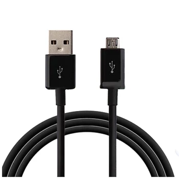 

USB Sync Charger Cable Charging Cord For Samsung Galaxy S2 S3 S4 Note 2 4 Lg Htc Black