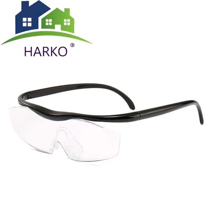 

Harko 1.8 times Magnifying Glass Reading Glasses Big Vision 300% Magnification Presbyopic Glasses Magnifier Eyewear