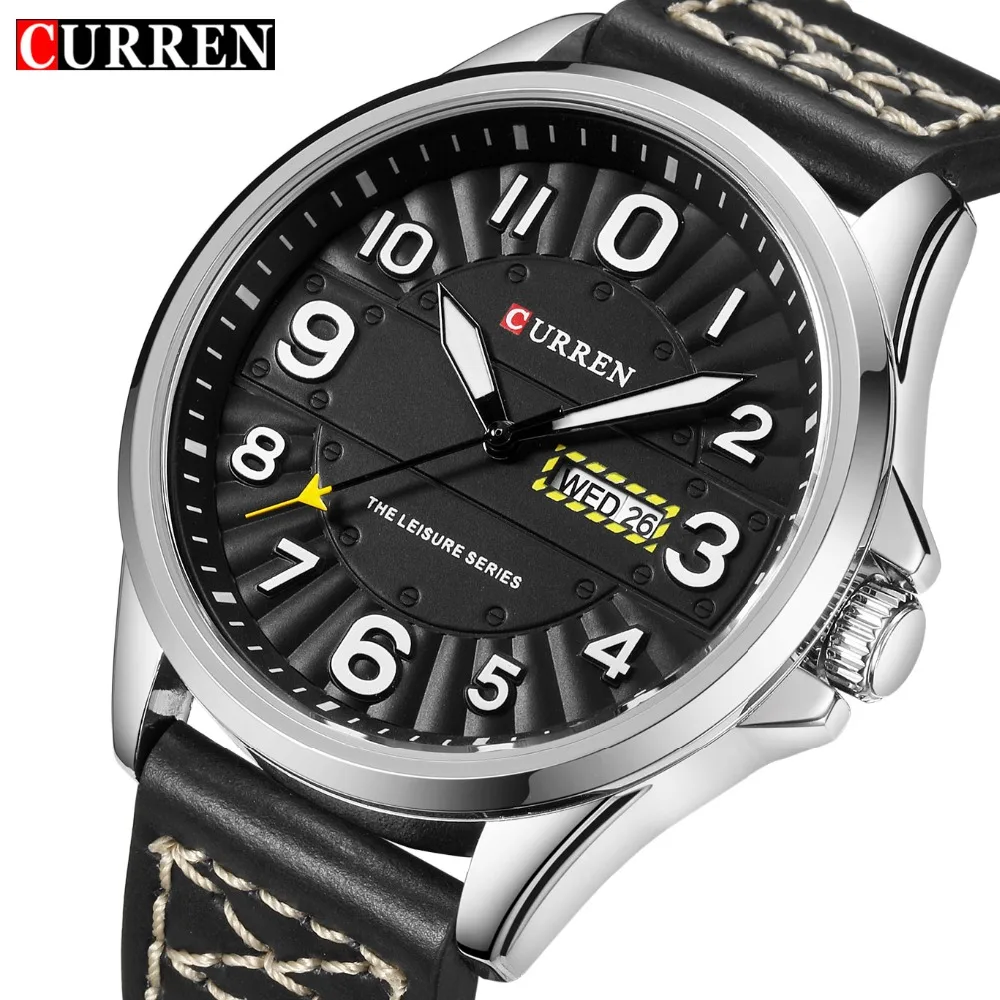 

CURREN Luxury Military Quartz Watches Men Casual Analog Military Sports Watch Quartz-watch Clock Male Wristwatches