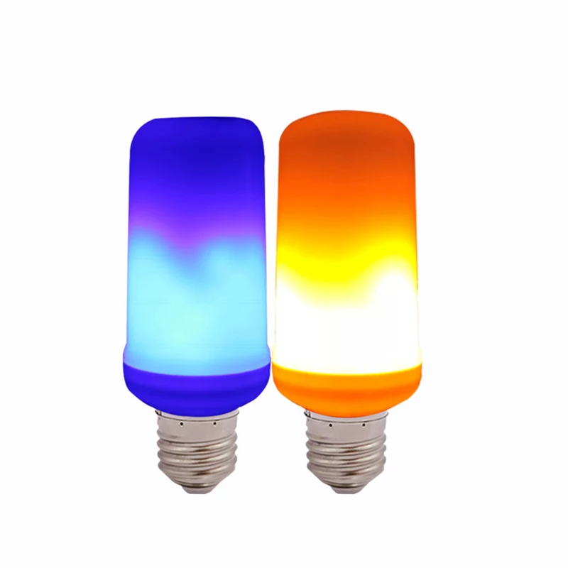 

E27 4 Modes LED Flame Lamp Blue/Yellow Flame Effect Light Bulb Flickering Emulation Fire Light Gravity Sensor Decor Lamp
