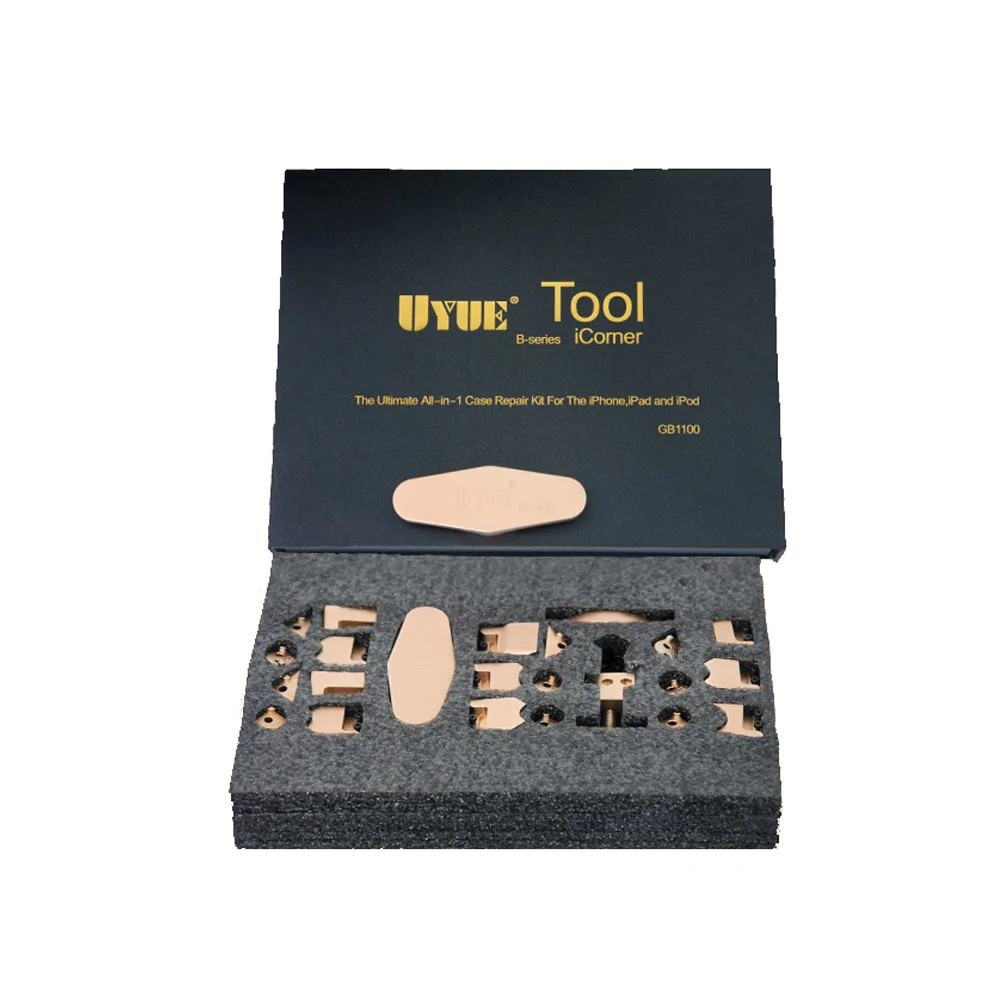 

UYUE 26 in 1 iCorner Kit for iPod iPad iPhone 5 5S 6 6s 7 7Plus 8 8plus Corner Sidewall Bend Fix frame Repair