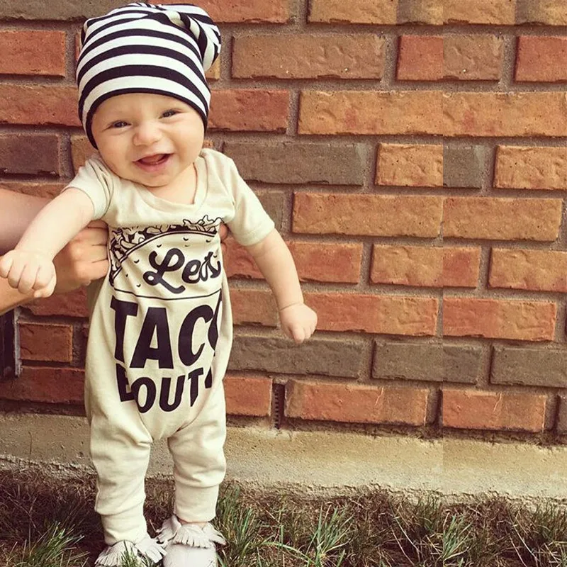 

2018 Newborn Infant Baby Boy Girl Kids 9-24M Romper Cotton Short Sleeve Clothes Baby Outfit BBR058