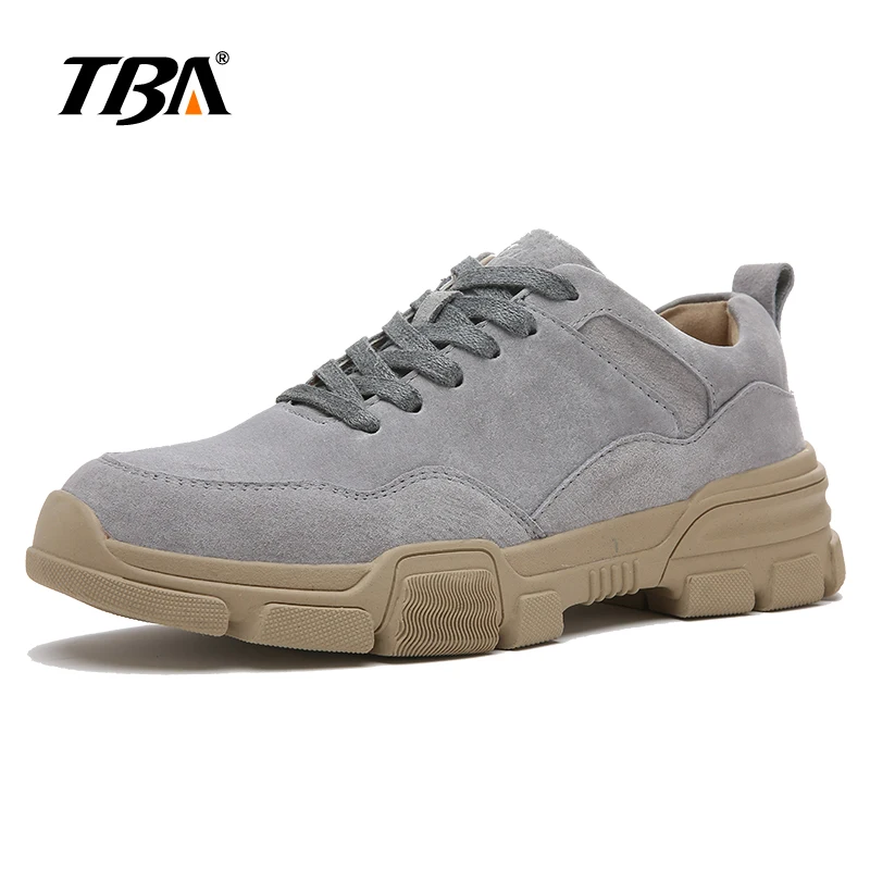 2018 TBA 3813 # мужские Британский тренд Теплые повседневные ботинки коричневый корова