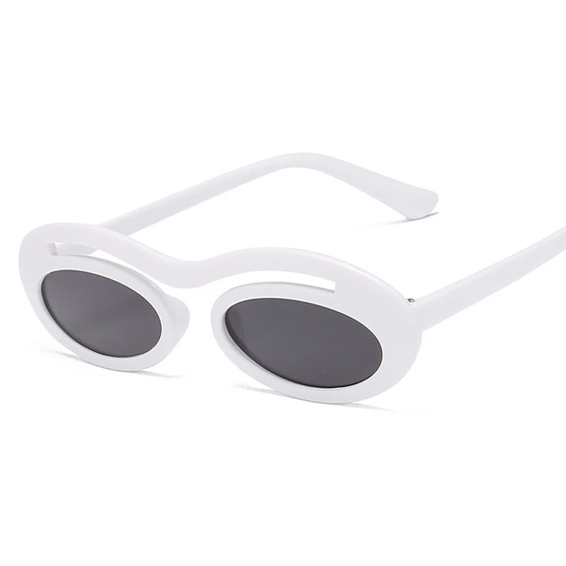Ретро леопардовые Овальные Солнцезащитные очки для женщин, фирменный дизайн, солнцезащитные очки, женские очки в стиле хип-хоп, винтажные красные солнцезащитные очки в оправе из поликарбоната