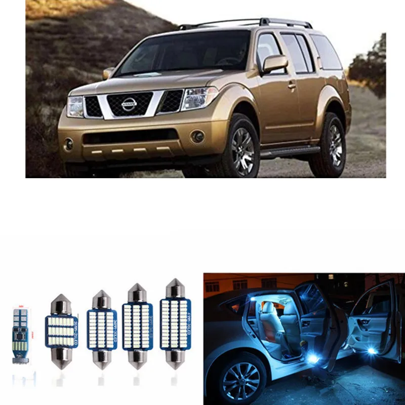 10pcs CANBUS Error Free LED Interior Light Kit Package For 2005 2012