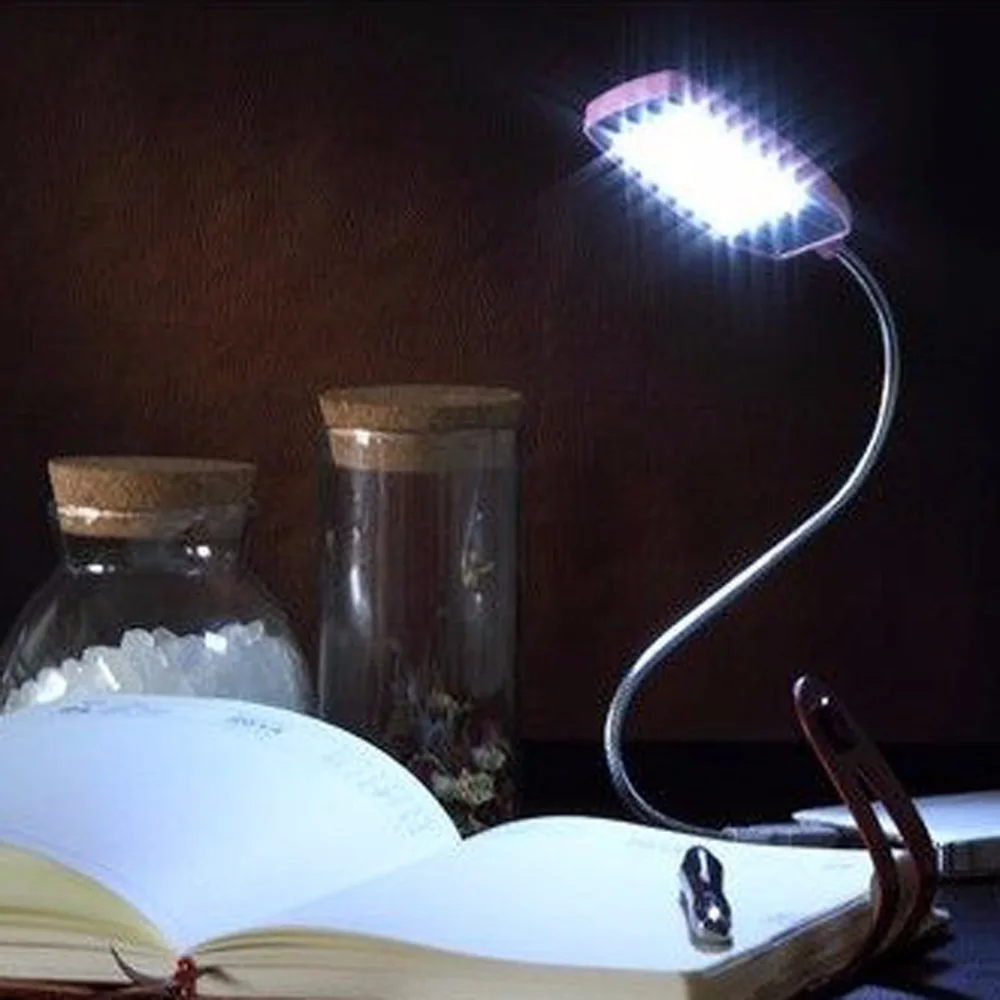 28 LED Flexible Computer Light Laptop Lamp Desktop PC Desk Reading Mini USB LED Lamp With Button
