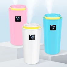 KBAYBO 260ML Mini USB Diffuser Car Humidifier Ultrasonic Humidifier Air Diffuser with LED night light Mist Maker for Home Office цена KBAYBO 260ML Mini USB Diffuser Car Humidifier Ultrasonic Humidifier Air Diffuser with LED night light Mist Maker for Home Office цены онлайн