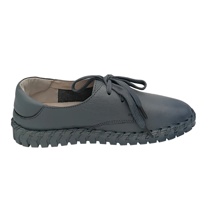Maylosa 100% Пояса из натуральной кожи туфли на плоской подошве Plain Toe Кружево шнуровке