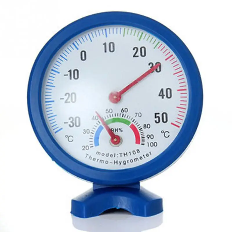 Mini Portable Temperature Humidity Meter TH 108 Analog Thermometer