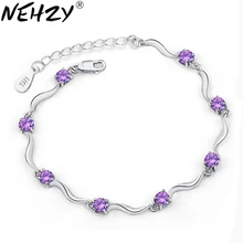 925 sterling silver nuovo braccialetto quattro piedi otto modelli femminili braccialetto di cristallo sveglio di modo selvaggio retrò gioielli super flash