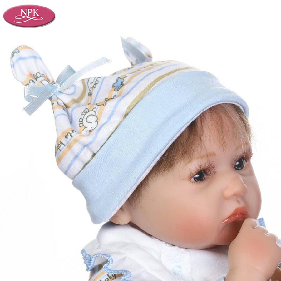NPK Soft Silicone Reborn Baby Doll Realistic Girl Babies Dolls 16 inch 40CM Lifelike Princess Girls Boys Kids Toys Children Gift (12)