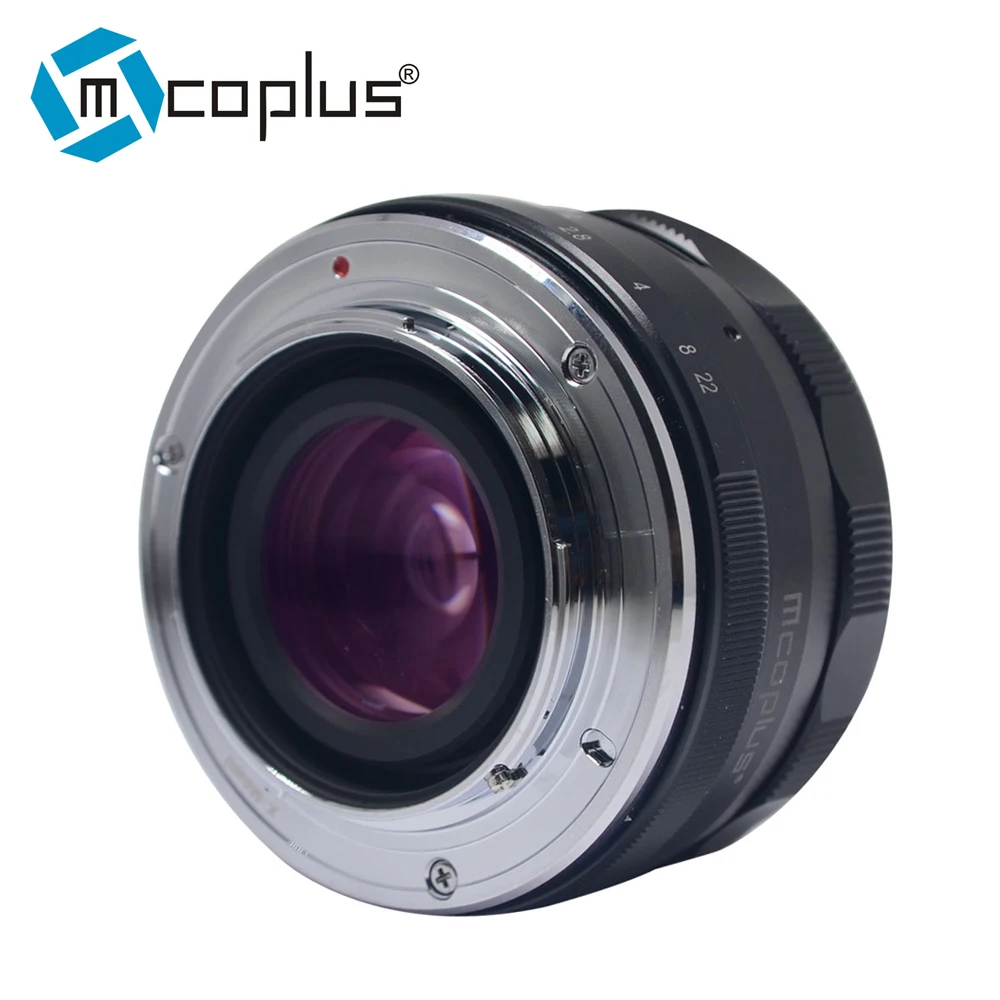 Фотообъектив Mcoplus 35 мм f1.6 для зеркальных фотоаппаратов Nikon N1 M1 M2 M3 M5 M6 M10 M100 J1 J3 J5