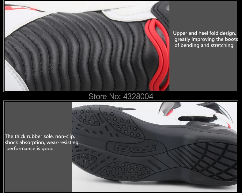 Genunie/кожаные мотоциклетные ботинки для велоспорта; обувь для мотокросса; Botas; мотоциклетная обувь; Scoyco MR001