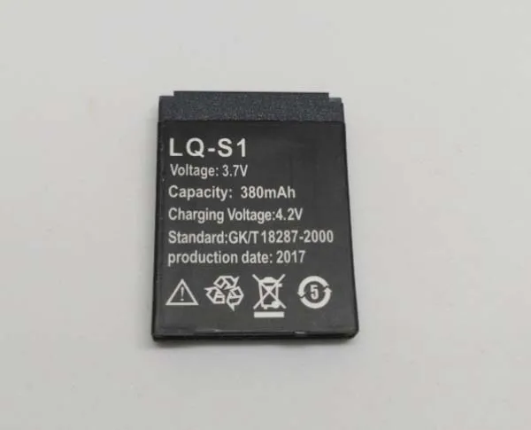 

Liter energy battery 380mAh Rechargeable li Polymer Li-ion Battery For DZ09 A1 W8 smart watch battery mobile phone-free shipping