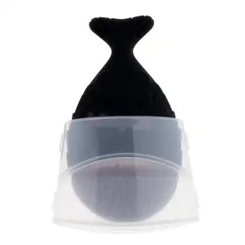 

Mermaid Tail Shape Beauty Kabuki Makeup Powder Blush Foundation Blending Concealer Cosmetic Brush