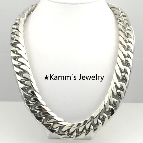 Stainless Steel Chain Necklace Chunky 