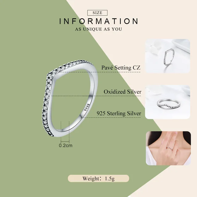 Buy OnlineBAMOER 100% 925 Sterling Silver Water Droplet Clear CZ Finger Rings for Women Wedding Engagement Jewelry Girlfriend Gift.