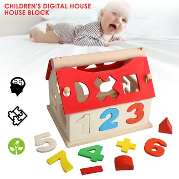 

Building Blocks Assemble Toy Wooden Educational Learning Developed Brain Tinker Toys Convenient Interesting Games Novel