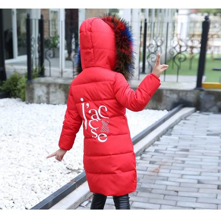 Хлопковая одежда для девочек, 13 Новинка года, детская зимняя одежда, утепленная хлопковая куртка в Корейском стиле, 14 лет зимнее пальто для девочек 13, 12