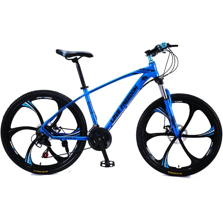 Love Freedom 21 скорость 26 дюймов горный велосипед велосипеды двойные дисковые тормоза студенческий велосипед дорожный - Цвет: 3170 blue