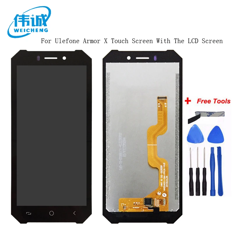 WEICHENG для Ulefone Armor X ЖК-дисплей и сенсорный экран + инструменты клей 5 дюйма