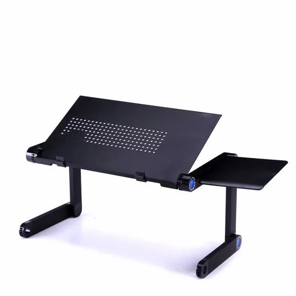 Регулируемый складной стол для ноутбука, эргономичный портативный поднос для ТВ-кровати, подставка для ПК, настольная подставка для