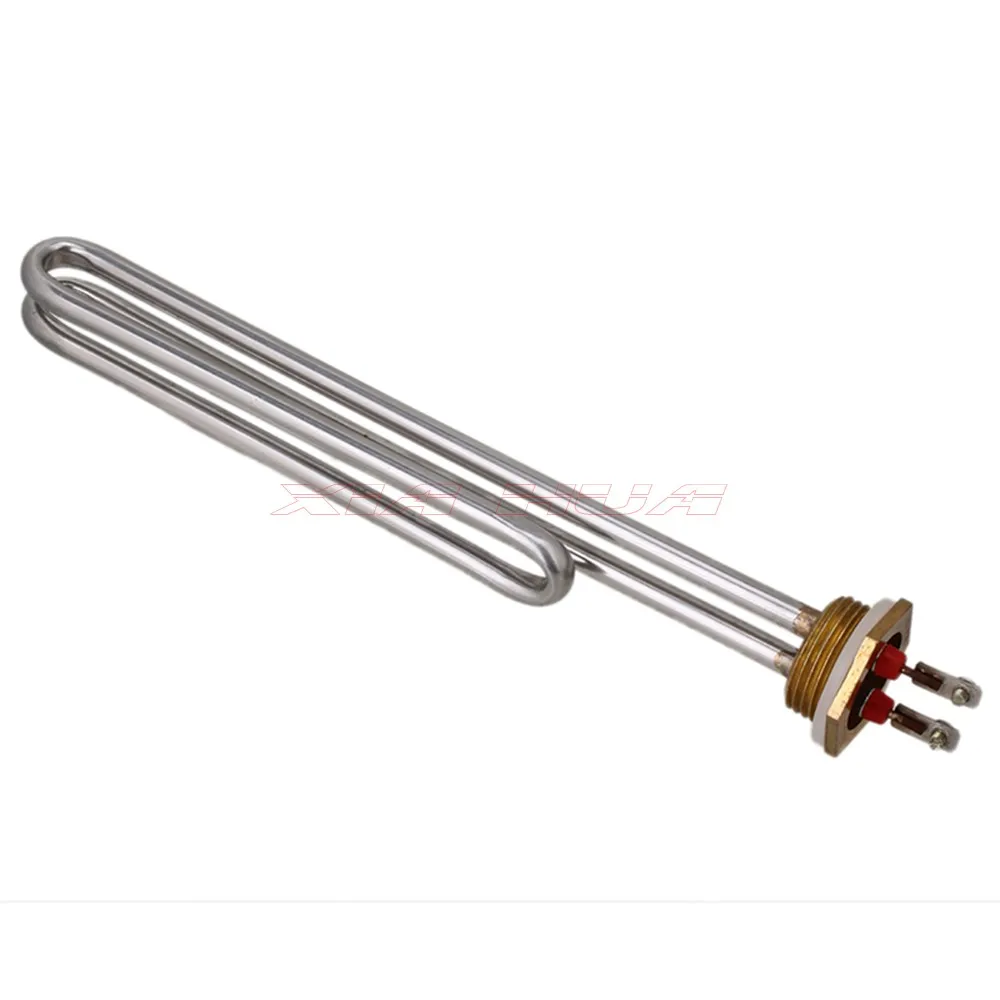 Tubo de Aquecimento de Aço Tubo de Aquecimento Hastes de Aquecimento Cabeça de Cobre de 1 Polegada Inoxidável Solar Líquido Acv 220 4000w 4000w tubo de aquecimento solar tubo de