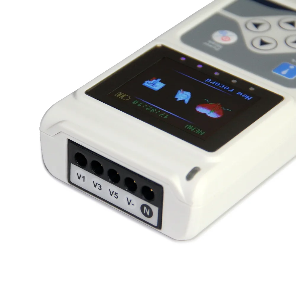 Contec производитель доставка новых 3 каналов ECG Holter EKG Monitor System 24 часа Recorder