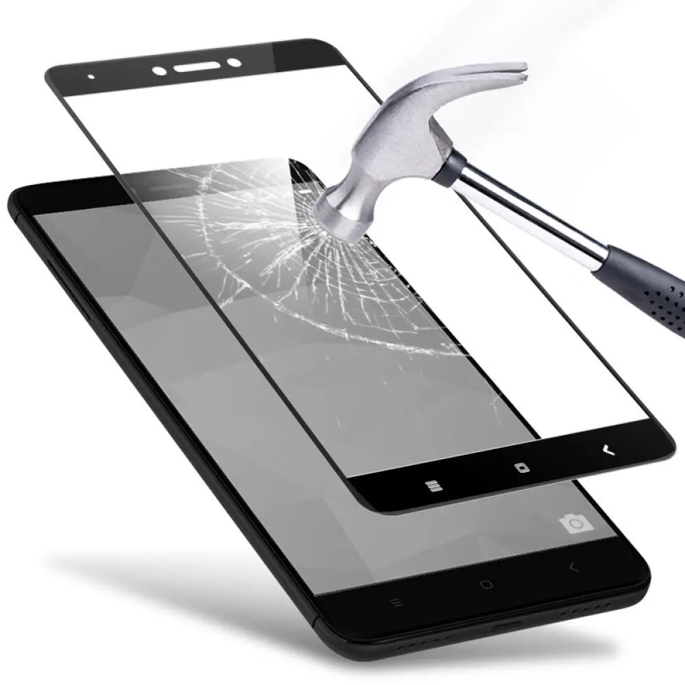 

9H Full Cover 3D Tempered Glass For Xiaomi Redmi Note 4 Pro 4X 5A 5 Plus Screen Protector Explosion-Proof Sklo