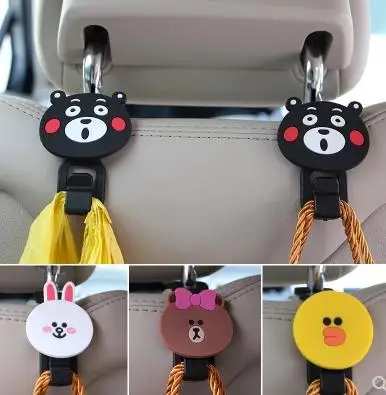 

Cute creative car hooks Storage finishing Car hook storage hook Car interior car decoration supplies -249