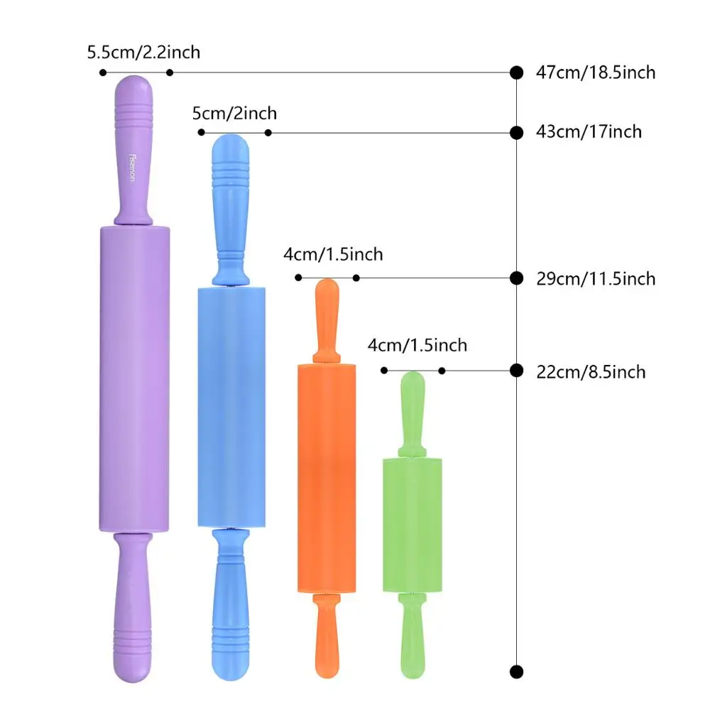 Fissman Силиконовые скалки с пластиковой ручкой формы для выпечки Кондитерские инструменты кухонные аксессуары