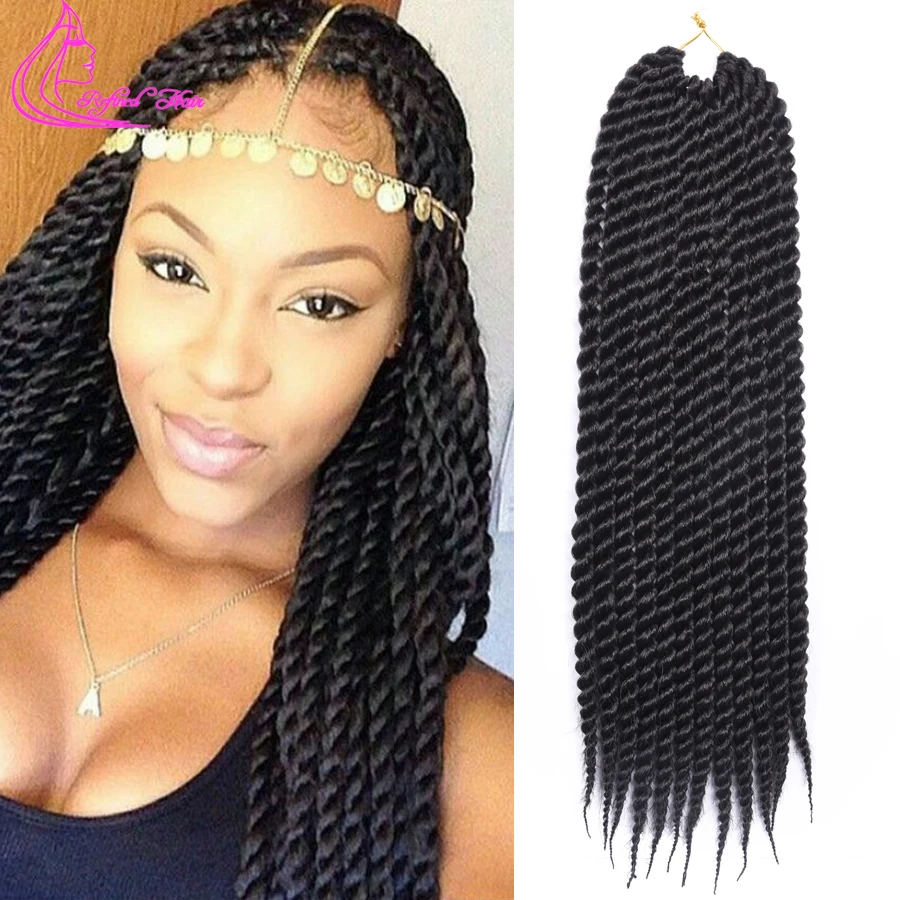 Havana Mamabo Twist Crochet Braids Hairstyles Kanekalon Xpression Hair ...