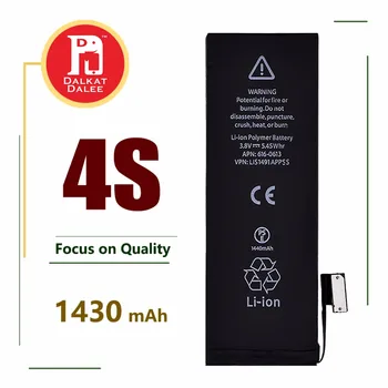 

Replacement Battery Batteries for iPhone 4S 3.7V 1430mAh Internal Lithium Bateria Accumulator Real Capacity for iphone 4s