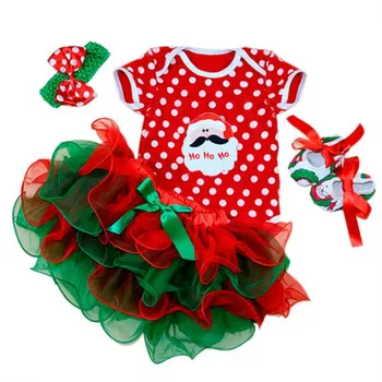 

Baby Sets Festival Skirt Set Roupas Infant Skirts Newborn Baby Clothing Set Santa Claus Baby Girl Set Polka Dots Clothes