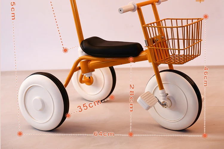 Детский трехколесный велосипед высокого качества, детский велосипед 1-3 лет, детская коляска