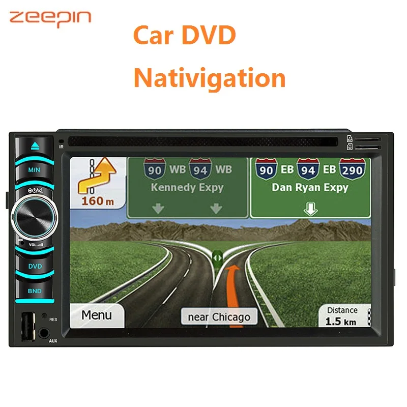 Flash Deal 2-DIN 6116 Hands-free Car MP5 Players Communication FM Radio 6.2 inch Touch Screen Car DVD Navigation GPS Multimedia Player 2019 1