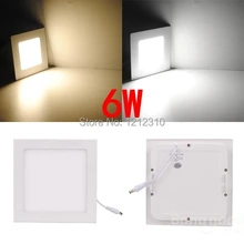 5PCS/LOT 6w panel light Free shipping High quality 2835 smd led ceiling light for home light 1440lm 85-265v led panel light LP1