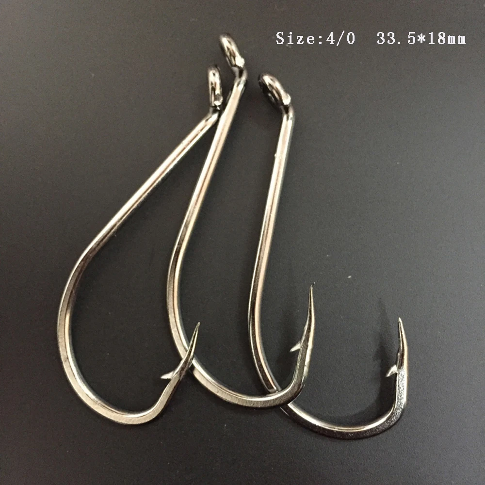 

CN05 4/0 100pcs Pack Stainless Steel Octopus Fishing Hook Big Fishing Hooks Mustad Fish Hook