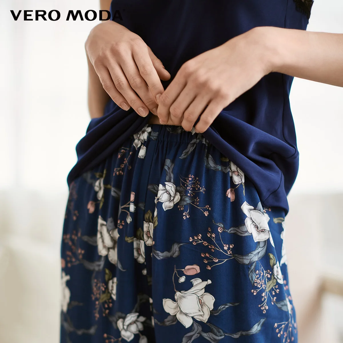 Широкие брюки-Капри с цветочным принтом Vero Moda | 3174P7501