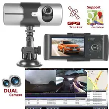 1080P GPS Car DVR Camera Dash Cam Car Video Recorder Accident Recorder Surveillance 2.7 Inch G-Sensor Dual Lens Night Vision