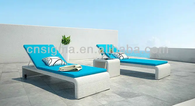 Распродажа расслабляющий двойной шезлонг для открытого сада|double sun lounger|sun