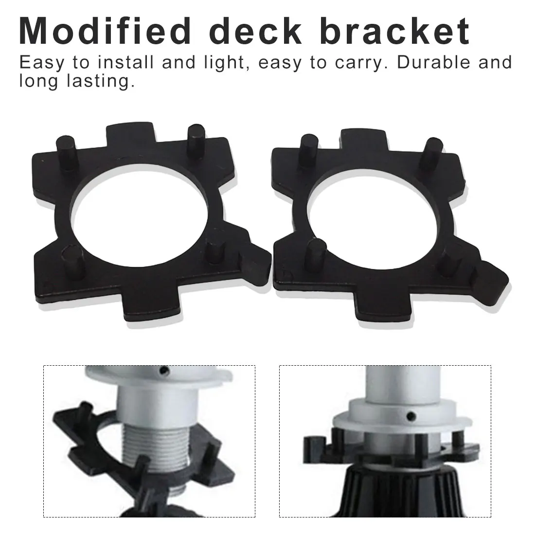 

FangNymph 2Pcs H7 LED headlight socket H7 LED Adapter H7 Bulb Holder Socket Retaining Clip Base for Mazda CX5/CX7/Geely