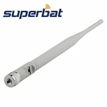 Superbat WiFi антенна Omni 5 ГГц 5dBi Всенаправленная резиновая утка антенна усилитель с RP-SMA разъемом для беспроводного маршрутизатора