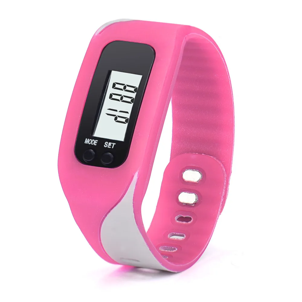 Women's Watches Digital LCD Pedometer Run Step Walking Distance Calorie